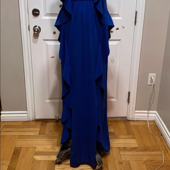 HIGH NECK RUFFLE DRESS - Picture 3 of 8